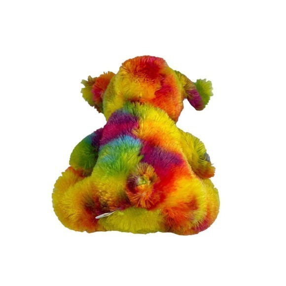 EASTER RABBIT 11" Neon Tie Die PUBLIX Plush Stuffed Animal Bright - Picture 4 of 5